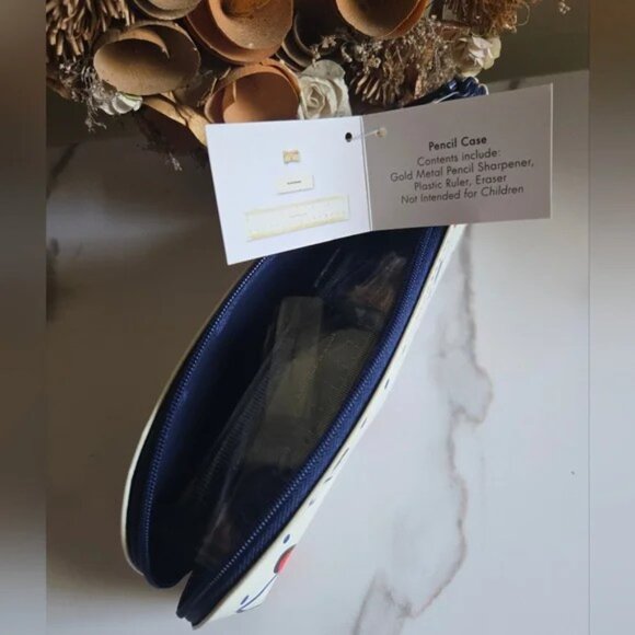 Kate Spade Cherries Pencil Case Set NWT - Picture 2 of 2